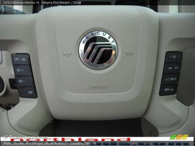 Sangria Red Metallic / Stone 2010 Mercury Mariner I4