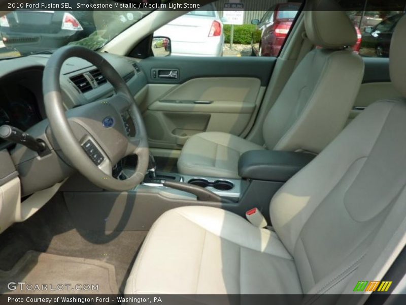 Smokestone Metallic / Medium Light Stone 2010 Ford Fusion SEL