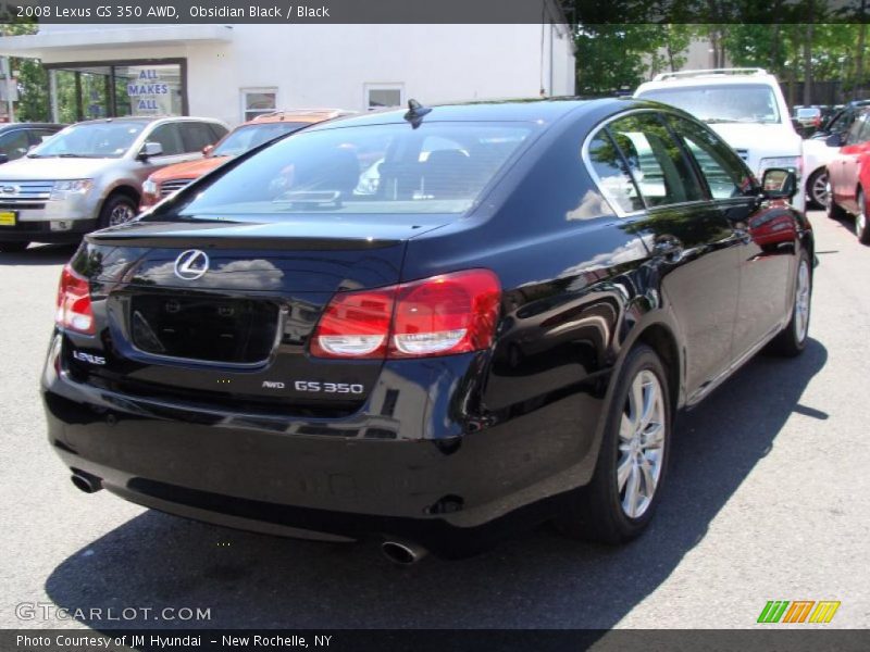 Obsidian Black / Black 2008 Lexus GS 350 AWD