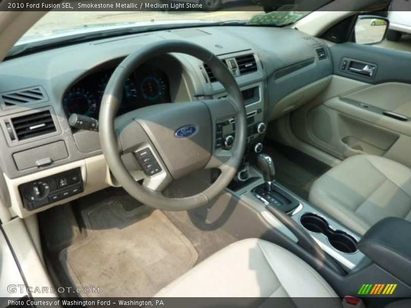 Smokestone Metallic / Medium Light Stone 2010 Ford Fusion SEL