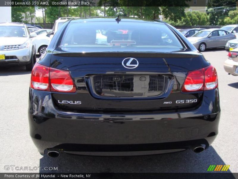 Obsidian Black / Black 2008 Lexus GS 350 AWD