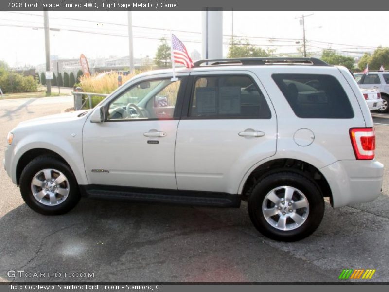 Light Sage Metallic / Camel 2008 Ford Escape Limited 4WD