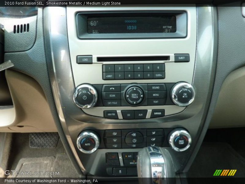 Smokestone Metallic / Medium Light Stone 2010 Ford Fusion SEL