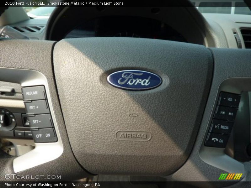 Smokestone Metallic / Medium Light Stone 2010 Ford Fusion SEL