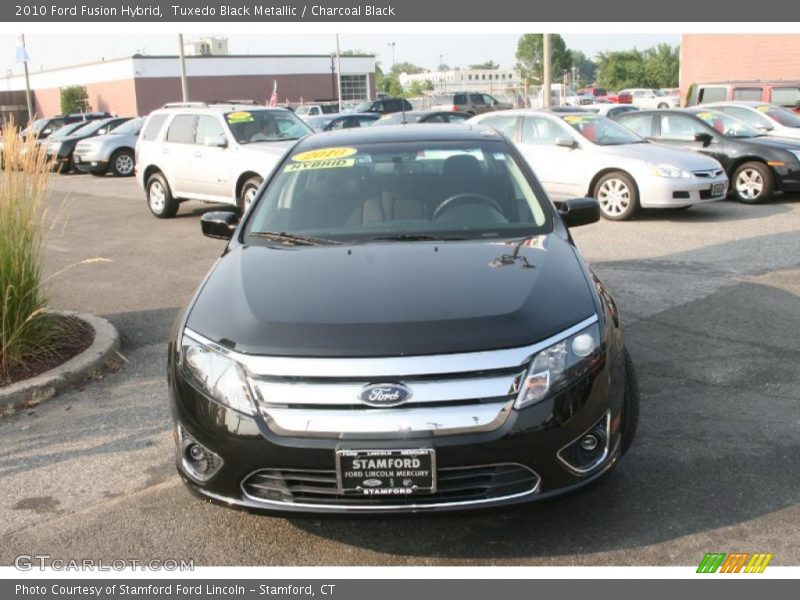 Tuxedo Black Metallic / Charcoal Black 2010 Ford Fusion Hybrid