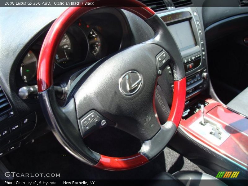 Obsidian Black / Black 2008 Lexus GS 350 AWD