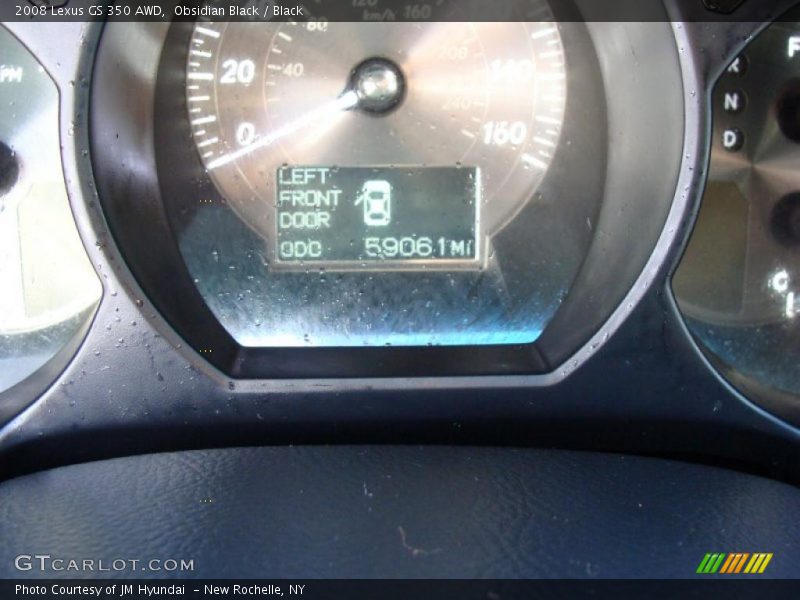 Obsidian Black / Black 2008 Lexus GS 350 AWD