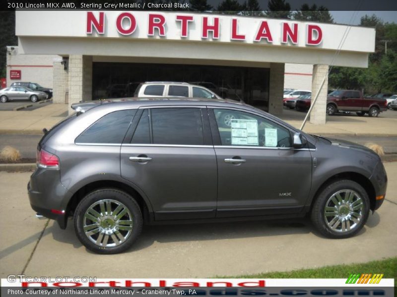 Sterling Grey Metallic / Charcoal Black 2010 Lincoln MKX AWD