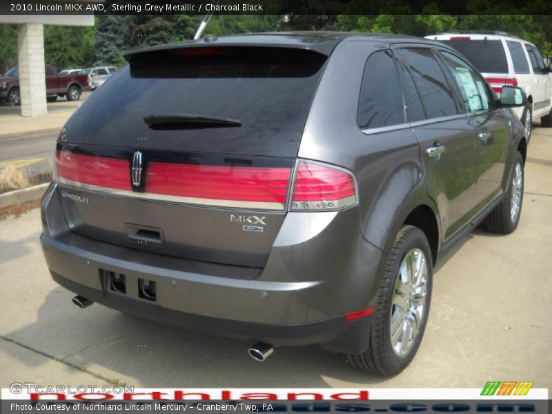 Sterling Grey Metallic / Charcoal Black 2010 Lincoln MKX AWD
