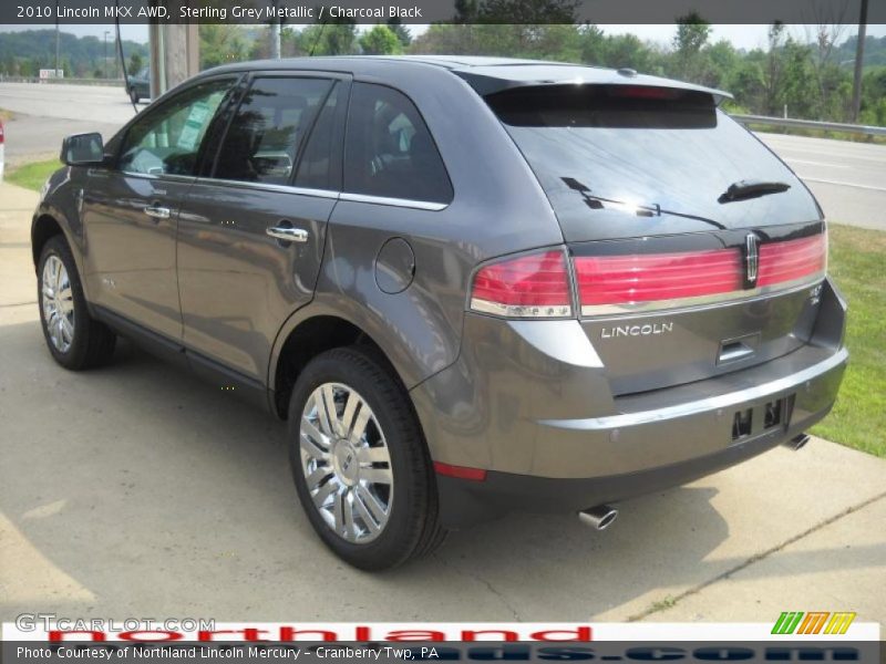 Sterling Grey Metallic / Charcoal Black 2010 Lincoln MKX AWD