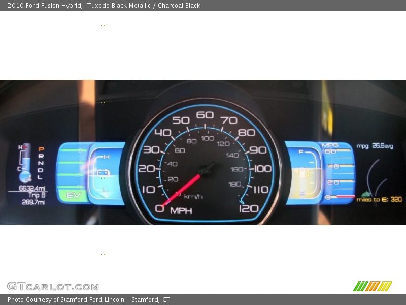 Tuxedo Black Metallic / Charcoal Black 2010 Ford Fusion Hybrid