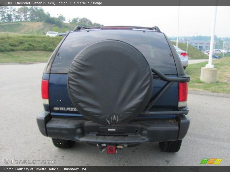 Indigo Blue Metallic / Beige 2000 Chevrolet Blazer LS 4x4