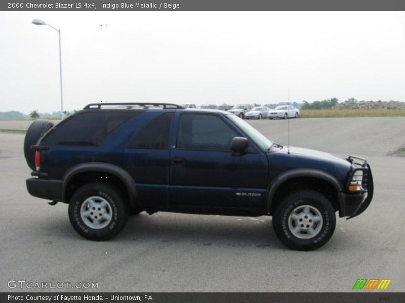 Indigo Blue Metallic / Beige 2000 Chevrolet Blazer LS 4x4