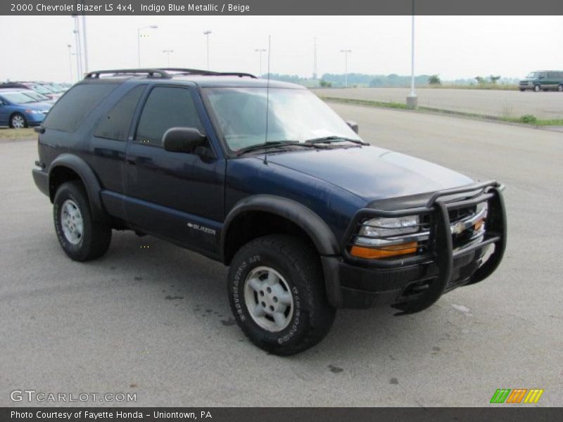 Indigo Blue Metallic / Beige 2000 Chevrolet Blazer LS 4x4