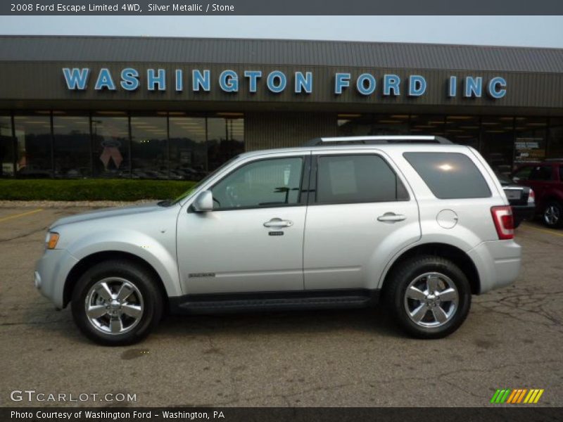 Silver Metallic / Stone 2008 Ford Escape Limited 4WD