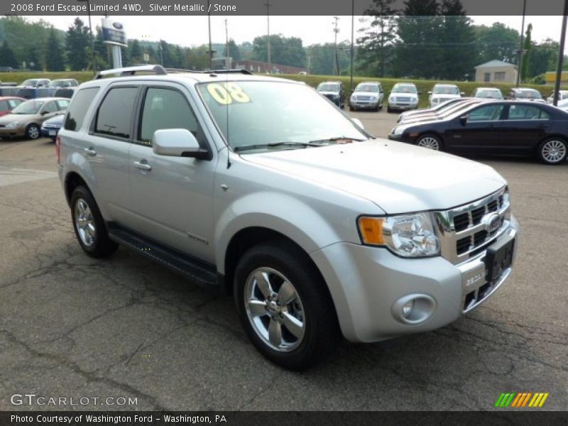 Silver Metallic / Stone 2008 Ford Escape Limited 4WD