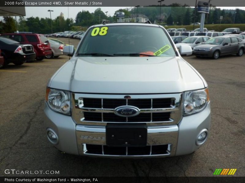 Silver Metallic / Stone 2008 Ford Escape Limited 4WD