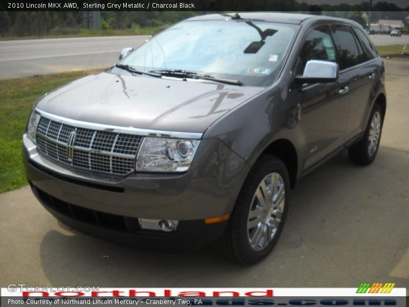 Sterling Grey Metallic / Charcoal Black 2010 Lincoln MKX AWD
