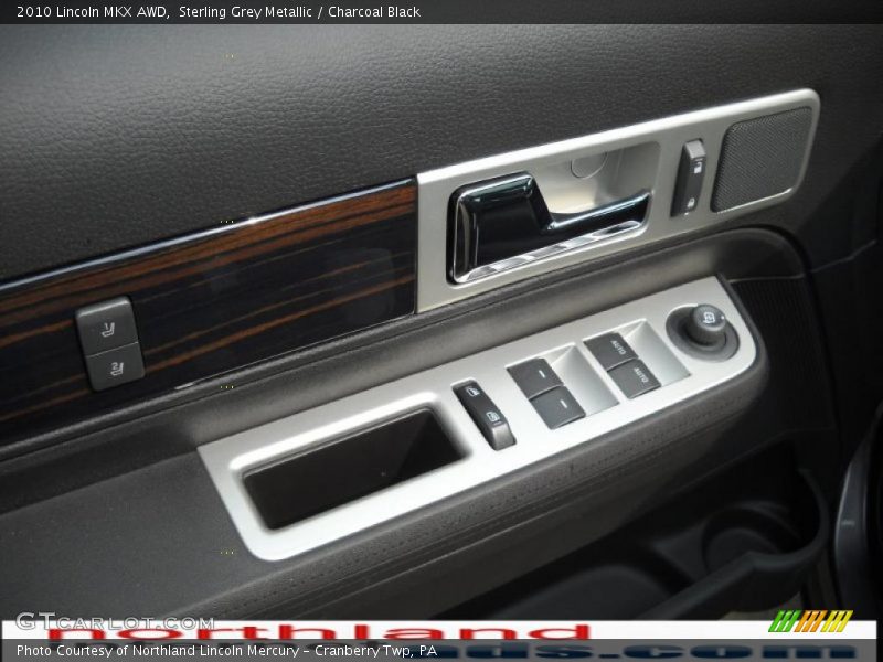 Sterling Grey Metallic / Charcoal Black 2010 Lincoln MKX AWD