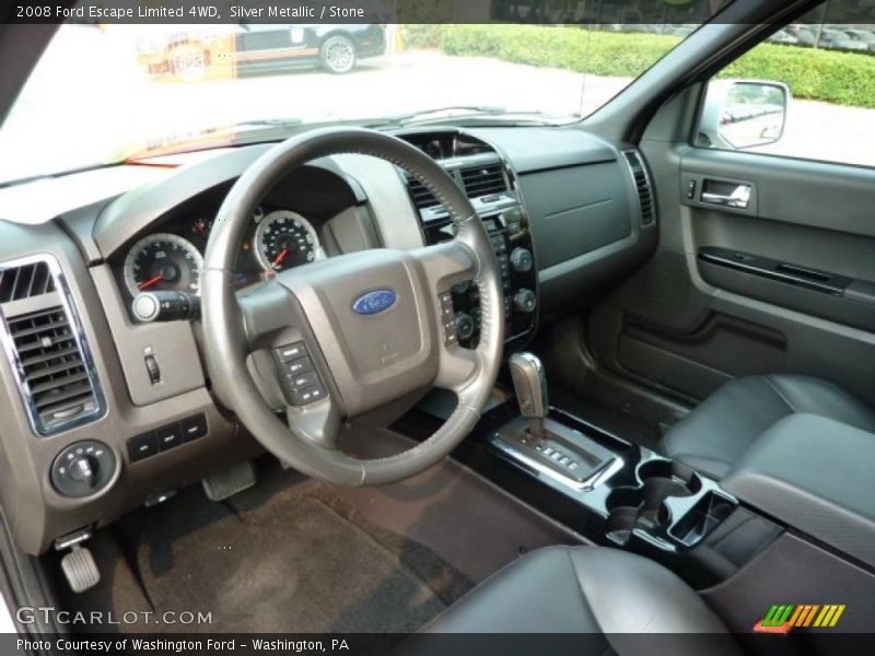 Silver Metallic / Stone 2008 Ford Escape Limited 4WD