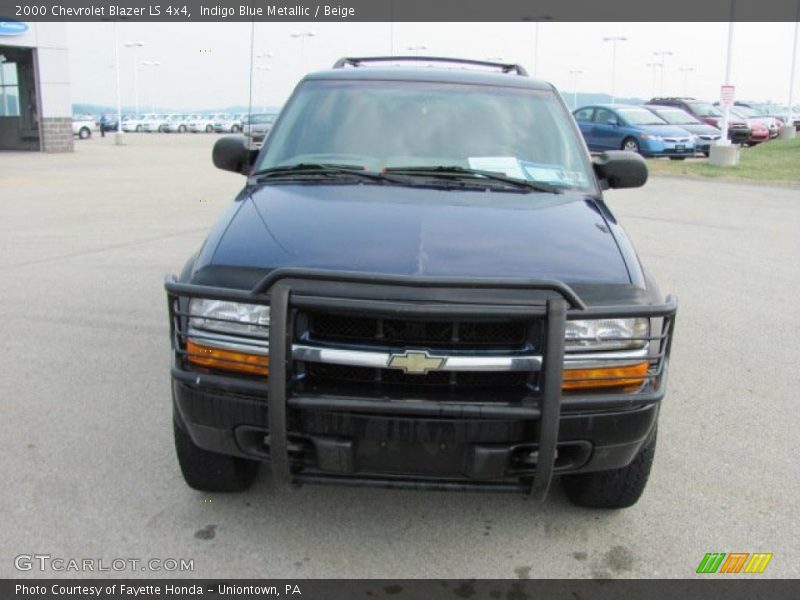 Indigo Blue Metallic / Beige 2000 Chevrolet Blazer LS 4x4