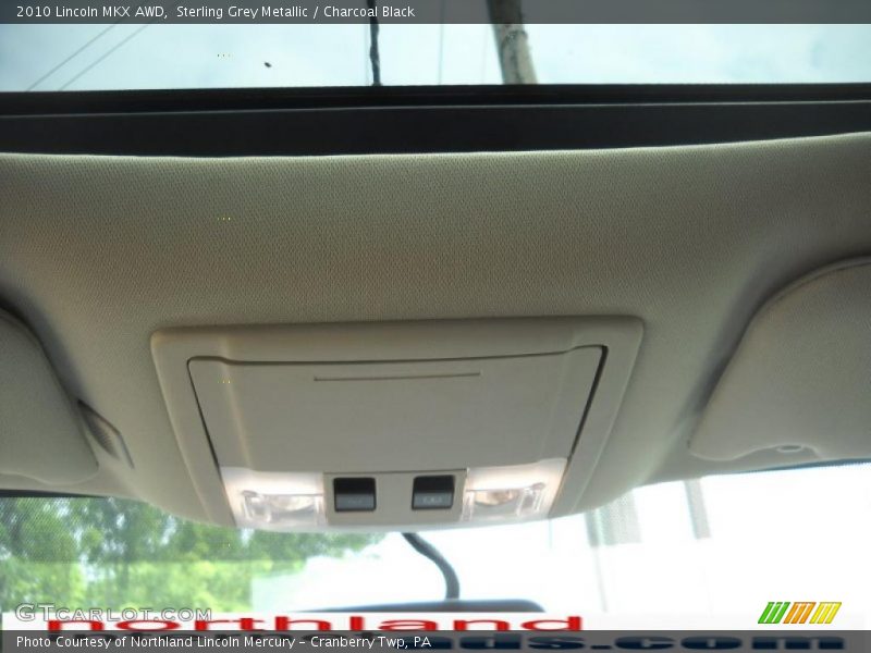 Sterling Grey Metallic / Charcoal Black 2010 Lincoln MKX AWD