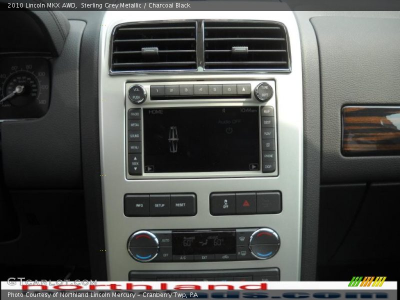 Sterling Grey Metallic / Charcoal Black 2010 Lincoln MKX AWD