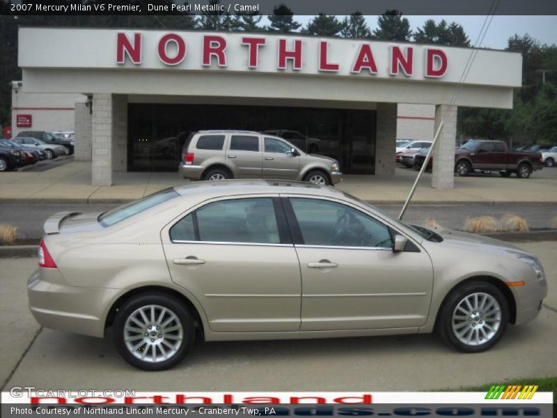 Dune Pearl Metallic / Camel 2007 Mercury Milan V6 Premier