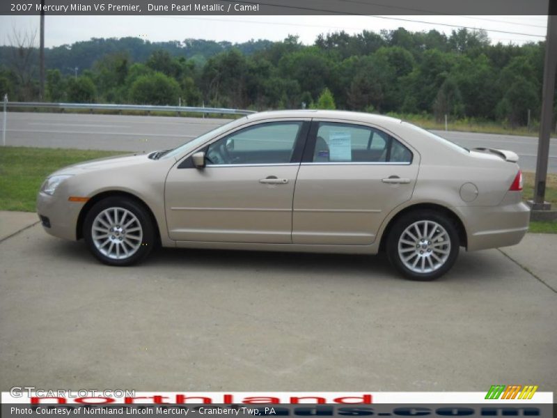 Dune Pearl Metallic / Camel 2007 Mercury Milan V6 Premier