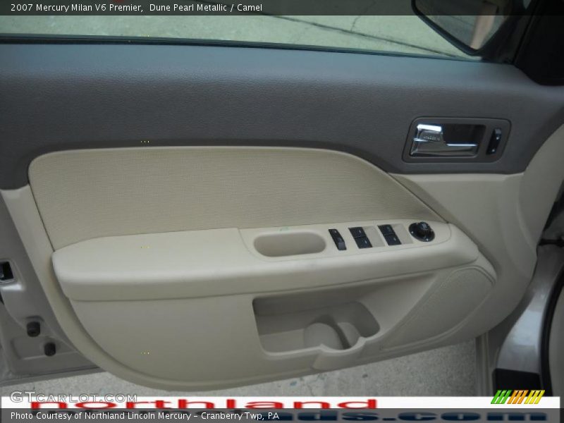Dune Pearl Metallic / Camel 2007 Mercury Milan V6 Premier