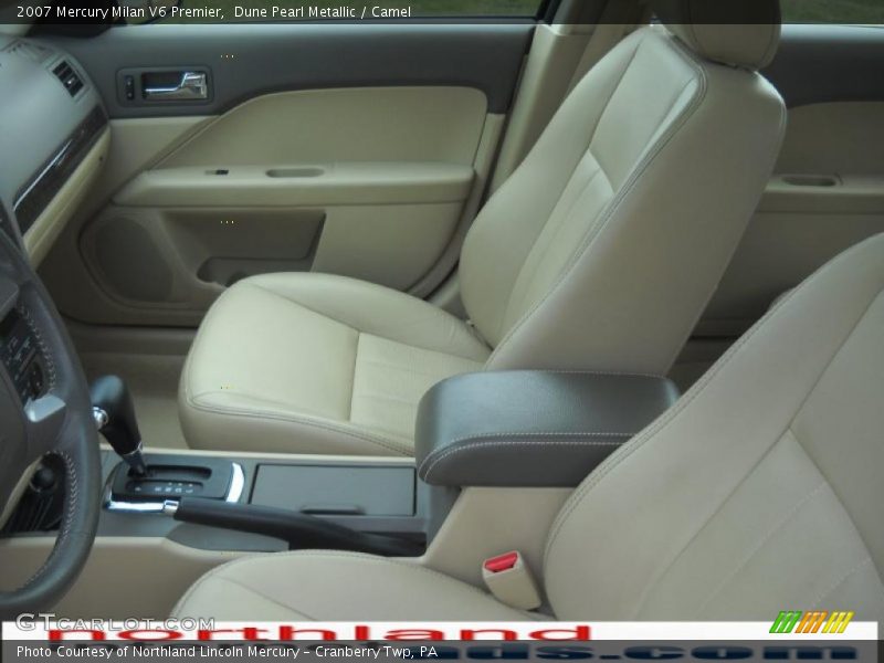 Dune Pearl Metallic / Camel 2007 Mercury Milan V6 Premier