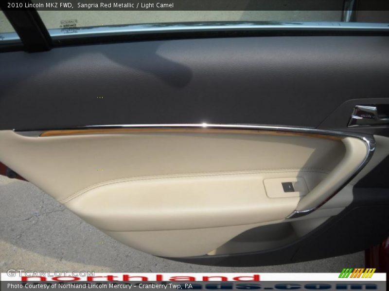 Sangria Red Metallic / Light Camel 2010 Lincoln MKZ FWD