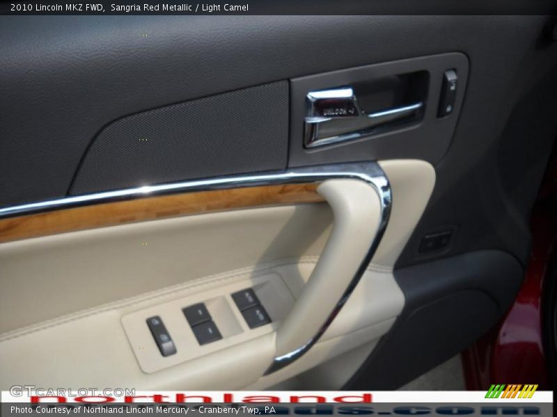 Sangria Red Metallic / Light Camel 2010 Lincoln MKZ FWD