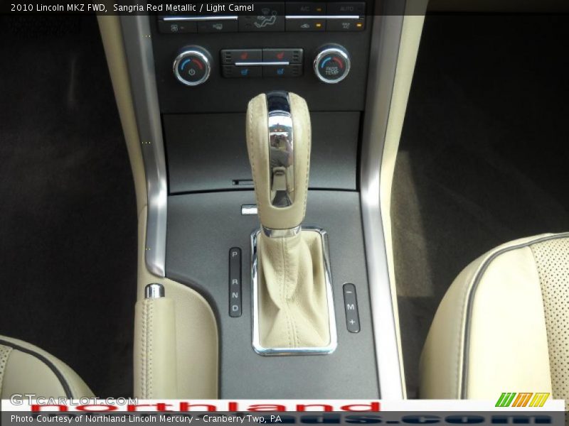 Sangria Red Metallic / Light Camel 2010 Lincoln MKZ FWD
