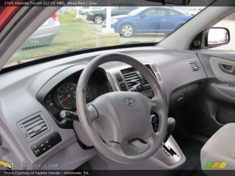 Mesa Red / Gray 2005 Hyundai Tucson GLS V6 4WD