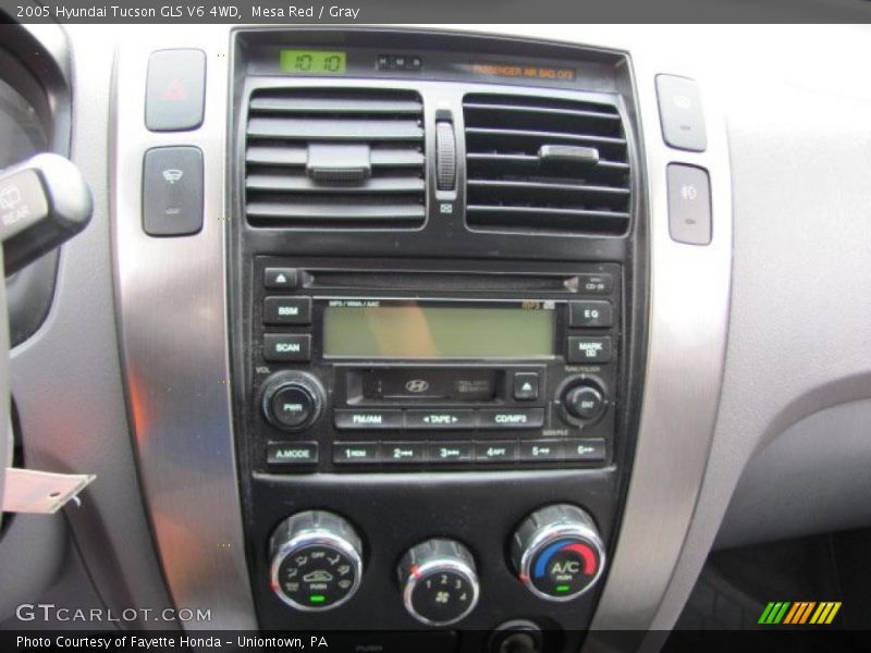 Mesa Red / Gray 2005 Hyundai Tucson GLS V6 4WD