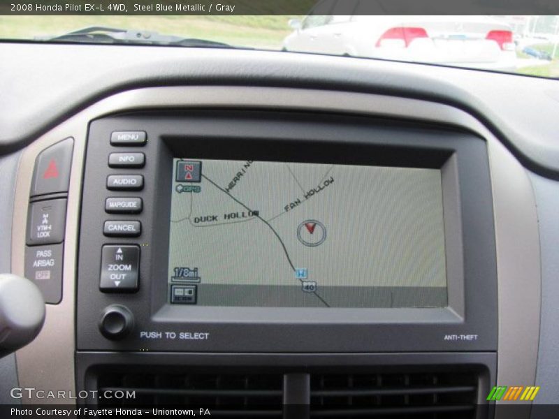 Steel Blue Metallic / Gray 2008 Honda Pilot EX-L 4WD