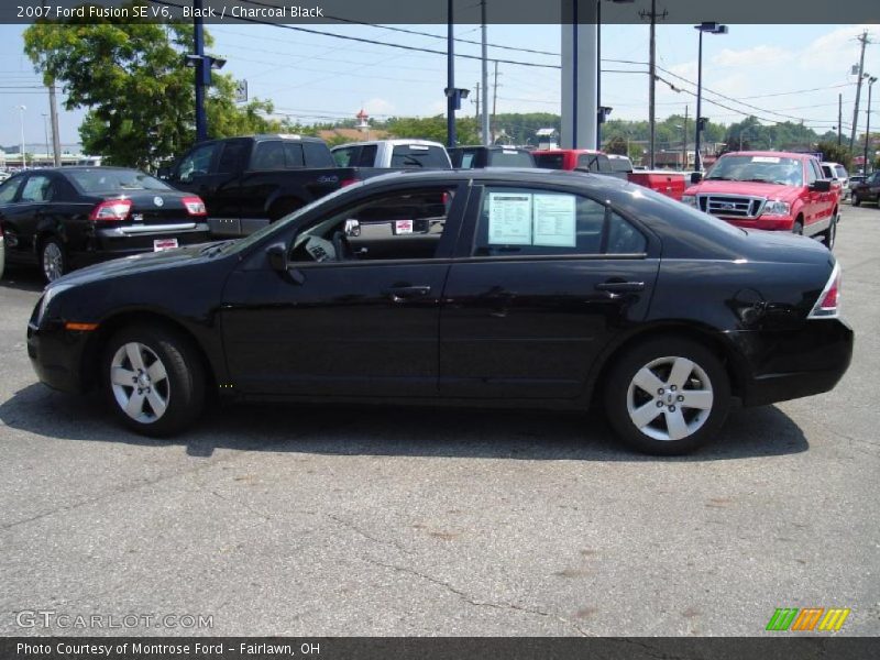 Black / Charcoal Black 2007 Ford Fusion SE V6
