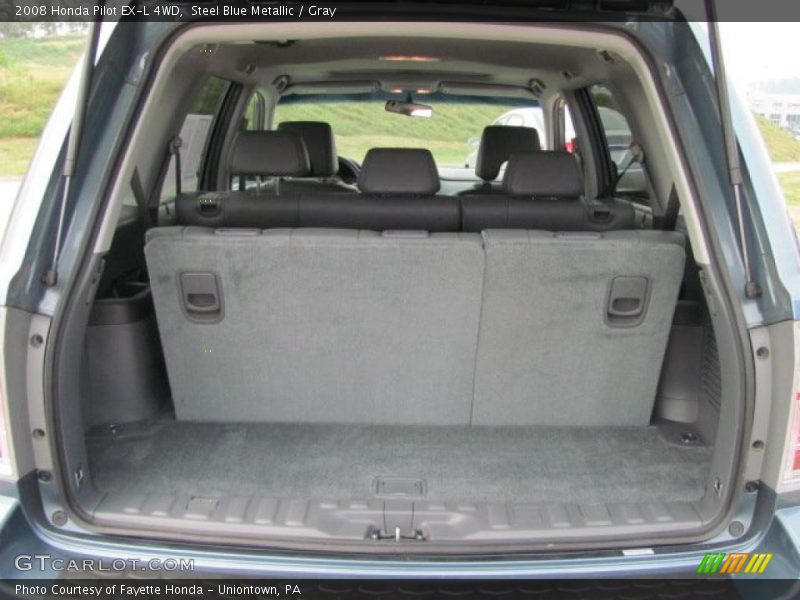 Steel Blue Metallic / Gray 2008 Honda Pilot EX-L 4WD