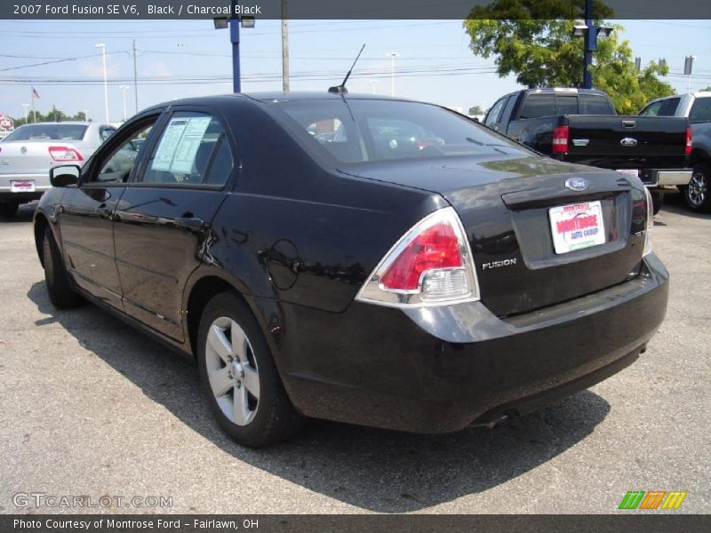 Black / Charcoal Black 2007 Ford Fusion SE V6