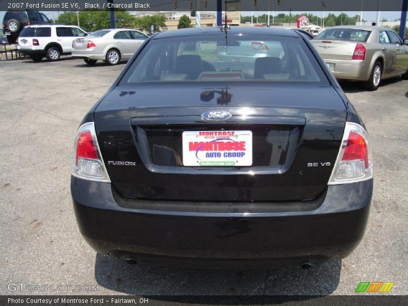 Black / Charcoal Black 2007 Ford Fusion SE V6