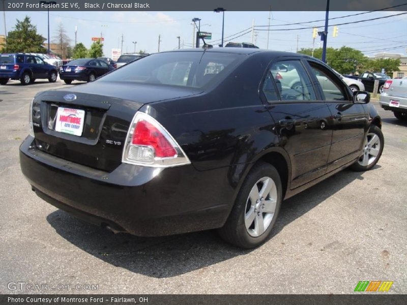 Black / Charcoal Black 2007 Ford Fusion SE V6