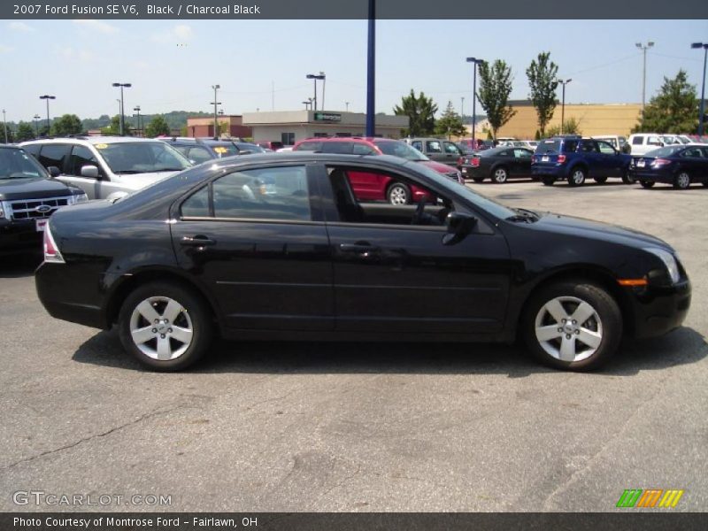 Black / Charcoal Black 2007 Ford Fusion SE V6