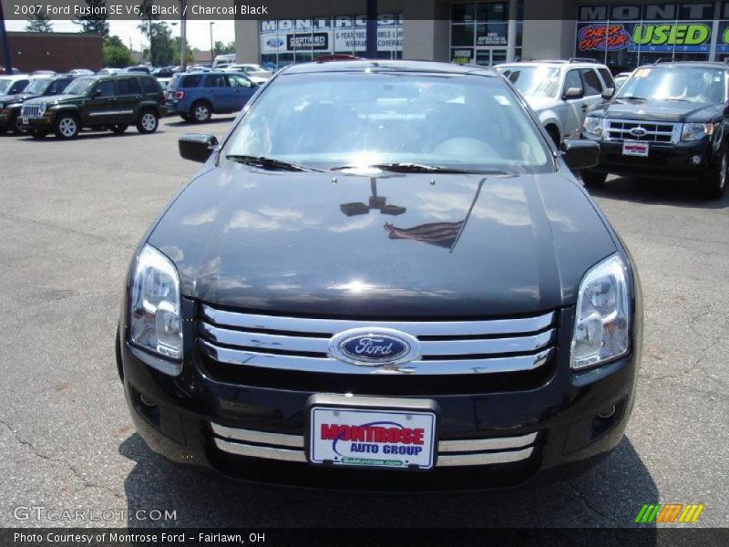 Black / Charcoal Black 2007 Ford Fusion SE V6