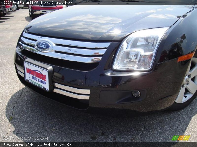 Black / Charcoal Black 2007 Ford Fusion SE V6