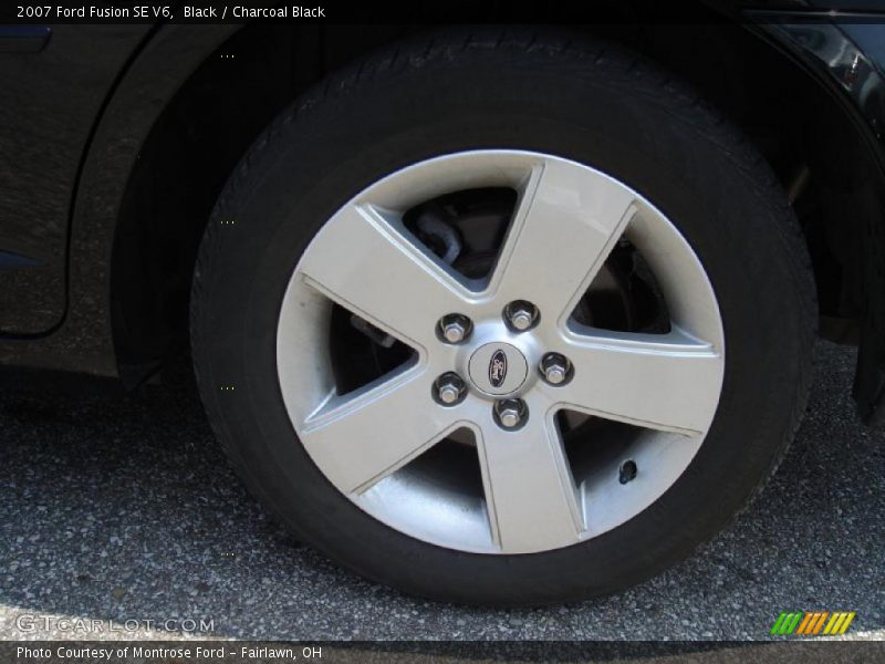 Black / Charcoal Black 2007 Ford Fusion SE V6
