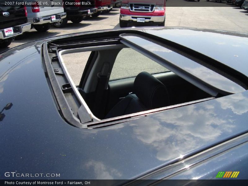 Black / Charcoal Black 2007 Ford Fusion SE V6
