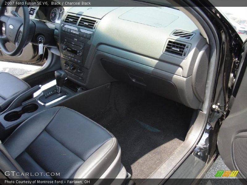 Black / Charcoal Black 2007 Ford Fusion SE V6