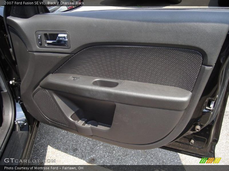 Black / Charcoal Black 2007 Ford Fusion SE V6