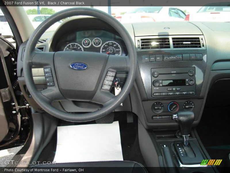 Black / Charcoal Black 2007 Ford Fusion SE V6